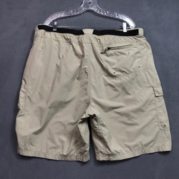 Cabelas Guide Wear Cargo Shorts Belted Mens 2XL Nylon - Picture 2 of 9